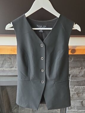 Black Tailored Vest